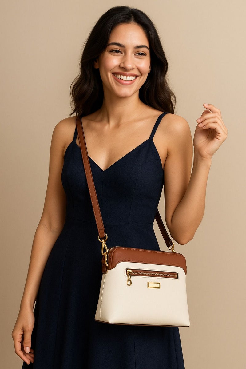 Osman Two-Tone Sling Bag for Women - Image 3
